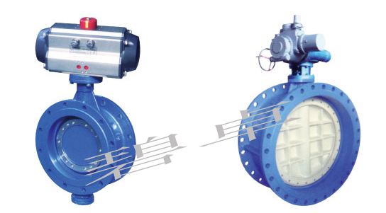 Flange type electric butterfly valve